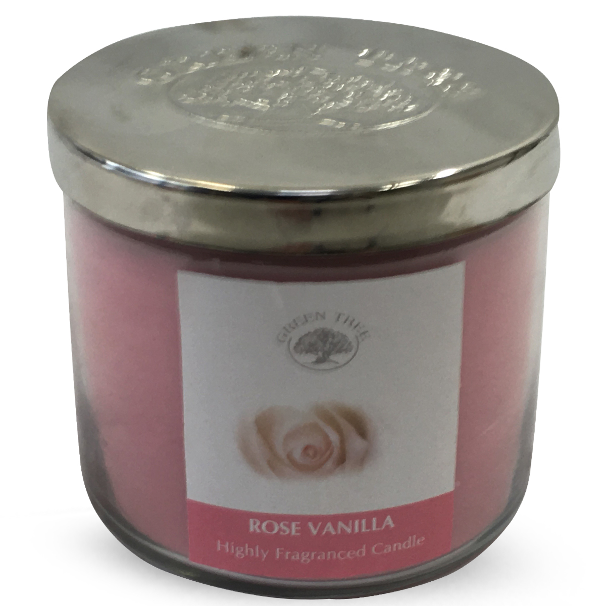 Green Tree Duftkerze Rose Vanille (600 Gramm)