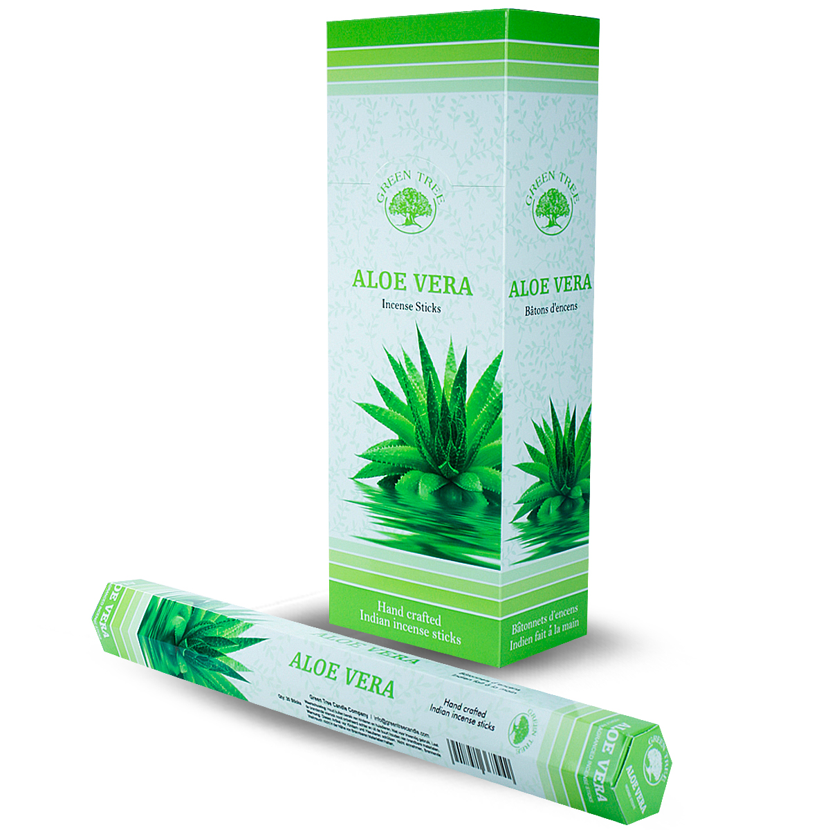 Green Tree R-ucherst-bchen Aloe Vera (6 Packungen mit 20 St-bchen)