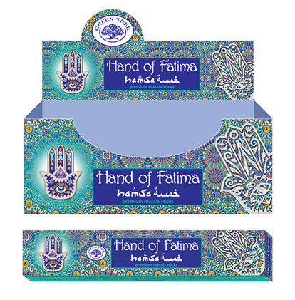 Green Tree R-ucherst-bchen Hand Of Fatima (12 Packungen - 15 Gramm)