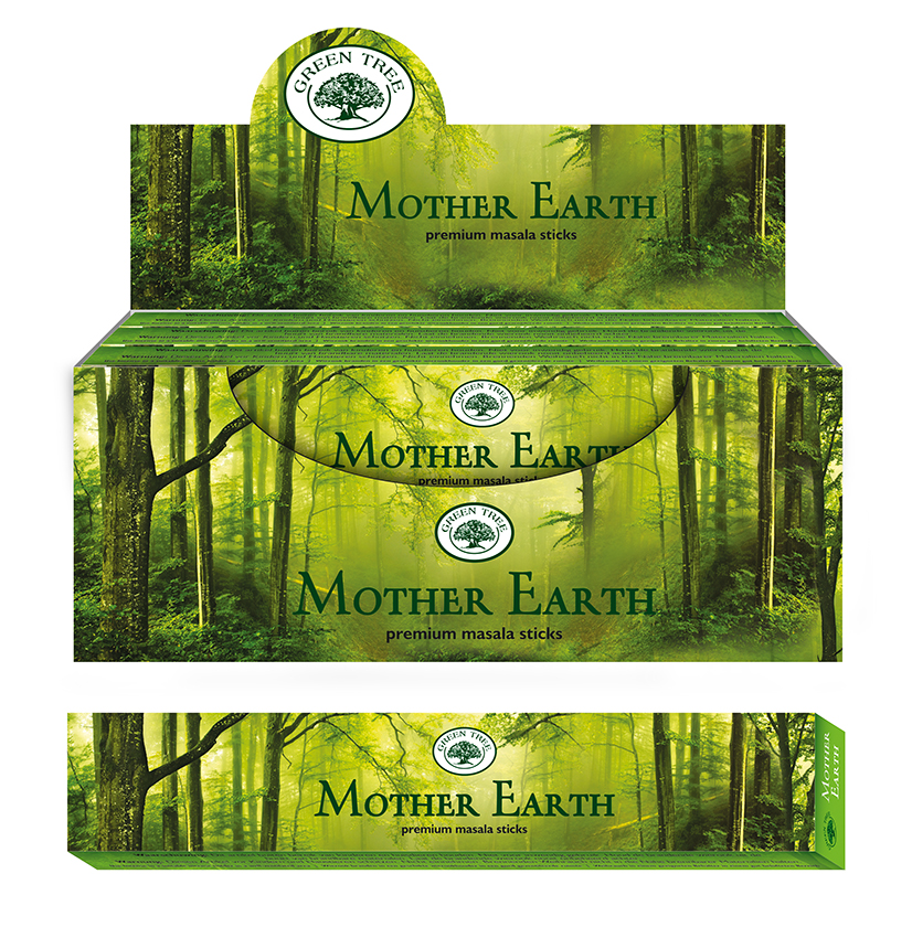 Green Tree R-ucherst-bchen Mother Earth (12 Packungen - 15 Gramm)