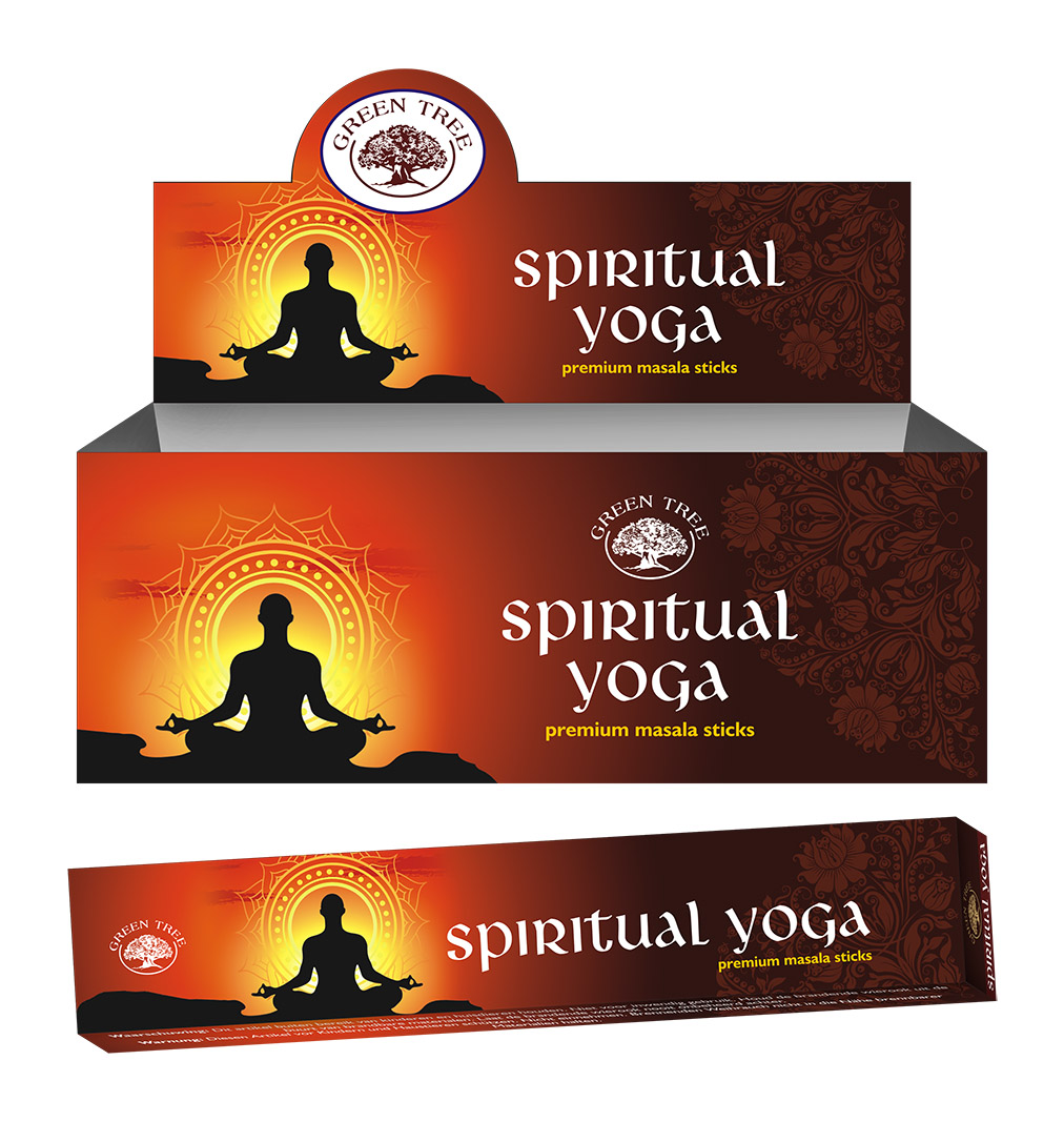 Green Tree R-ucherst-bchen Spiritual Yoga (12 Packungen - 15 Gramm) unter Weihrauch - Weihrauchmarken - Green Tree Weihrauch - Weihrauch - Weihrauch Arten - R?ucherst?bchen