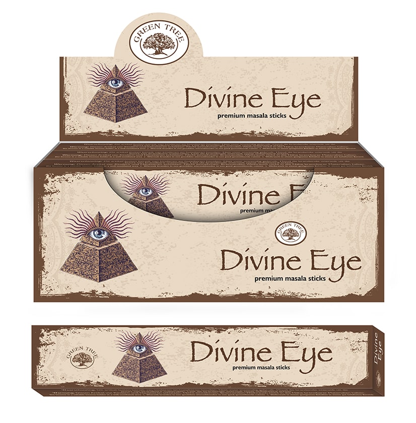 Green Tree Weihrauch Divine Eye Natural (12 Packungen)