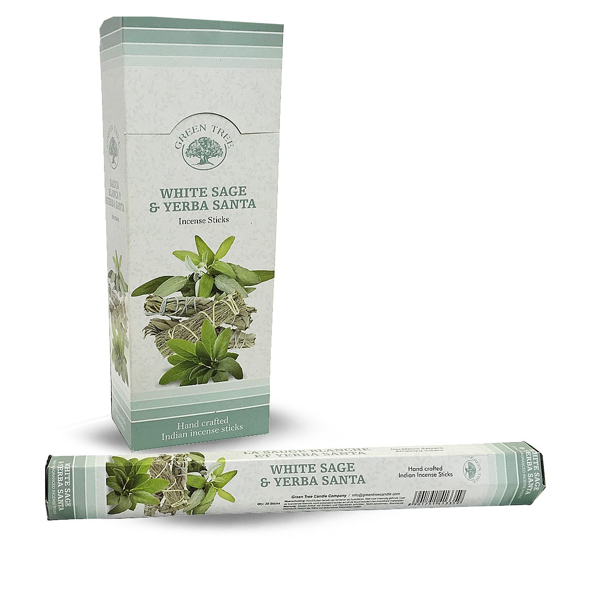 Green Tree Weihrauch Yerba Santa und White Sage (6er Pack)