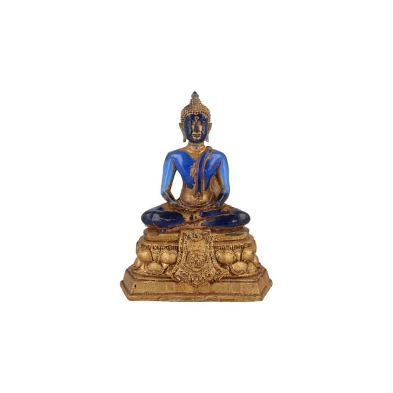 Gro-es Statue von Buddha (blau)