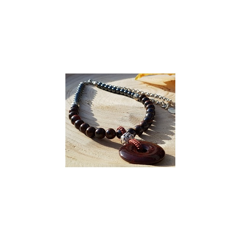 Halskette Donut Tigereisen-H-matit
