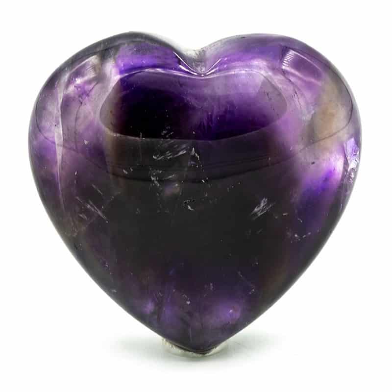 Handschmeichler Herz Phantom Amethyst