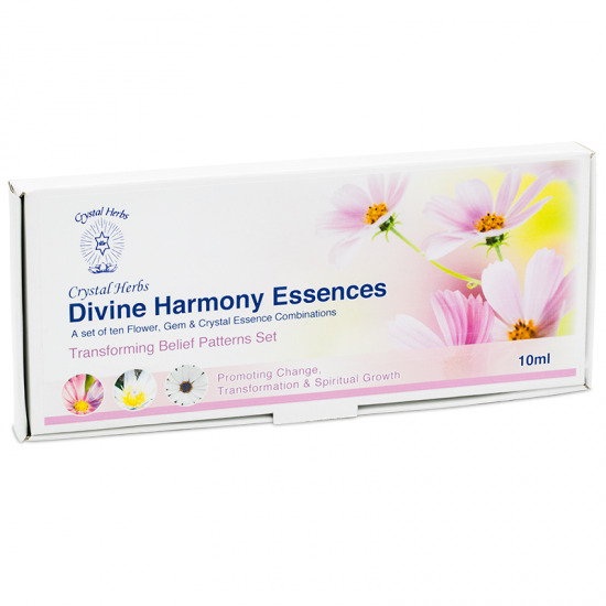 Heilkr-uter Essenz (Kristallkraft) - G-ttliche Harmonie (Belief Patterns Essence- Set von 10)