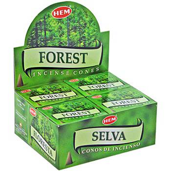 HEM R-ucherkegel Forest - Wald (12 Packungen mit 10 Kegeln)