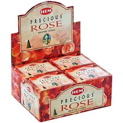 Hem R-ucherkegel Kostbare Rose (12er Pack)