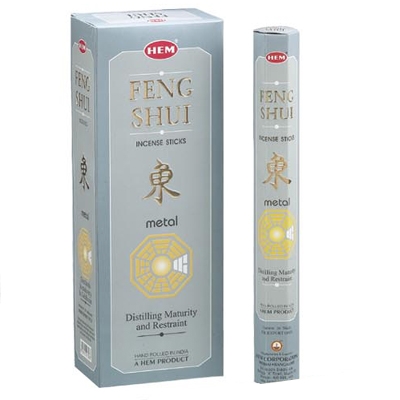 Hem Weihrauch Feng Shui Metall (6er Pack)