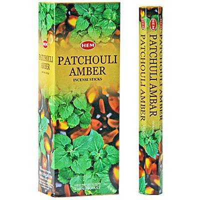Hem Weihrauch Patchouli Bernstein (6er Pack)