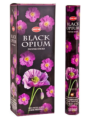 HEM Weihrauch Schwarzes Opium (6 Packungen)