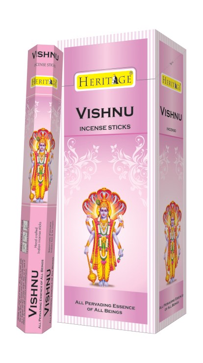 Heritage R-ucherst-bchen Vishnu (6 Packungen mit 20 St-bchen)