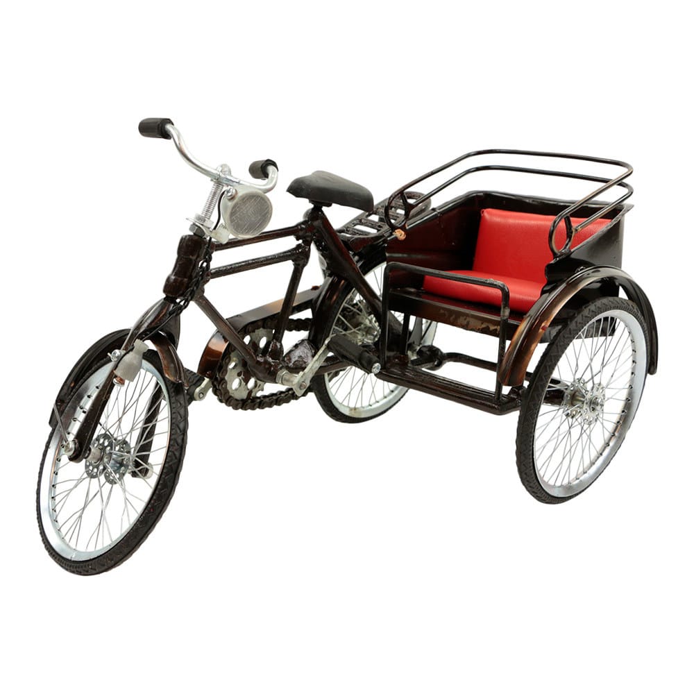 Indonesische Fahrrad Rikscha Betjak aus Metall