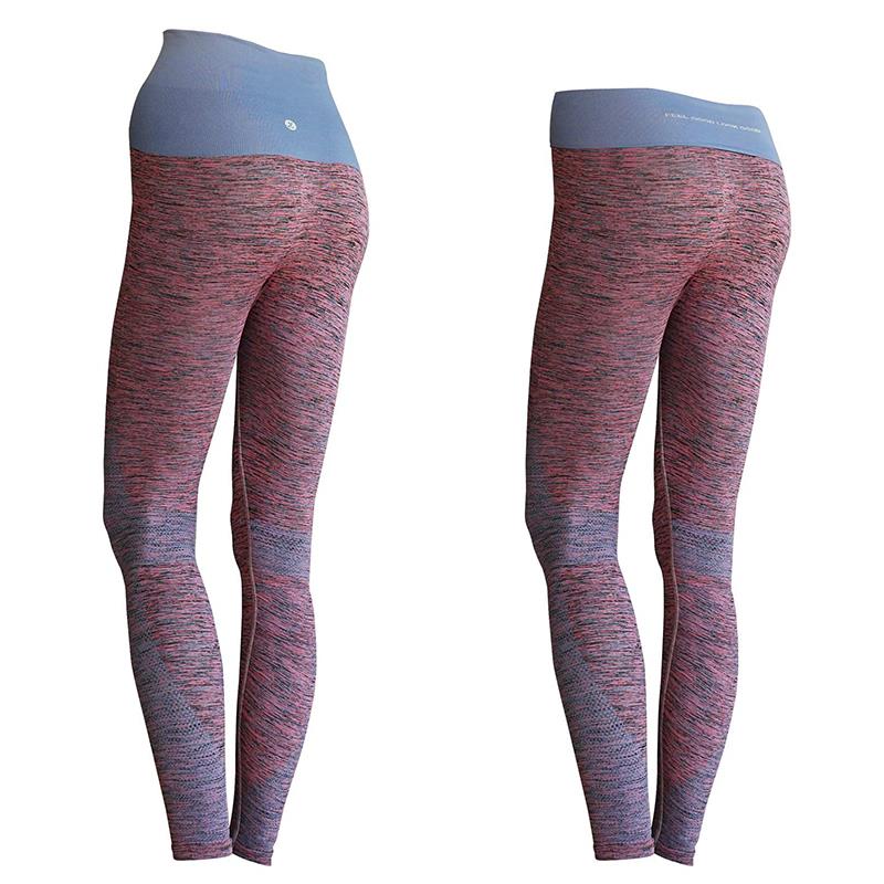 Kidneykaren Yogahose L pink-petrol unter Yoga - Yoga-Kleidung - Yoga Damenbekleidung