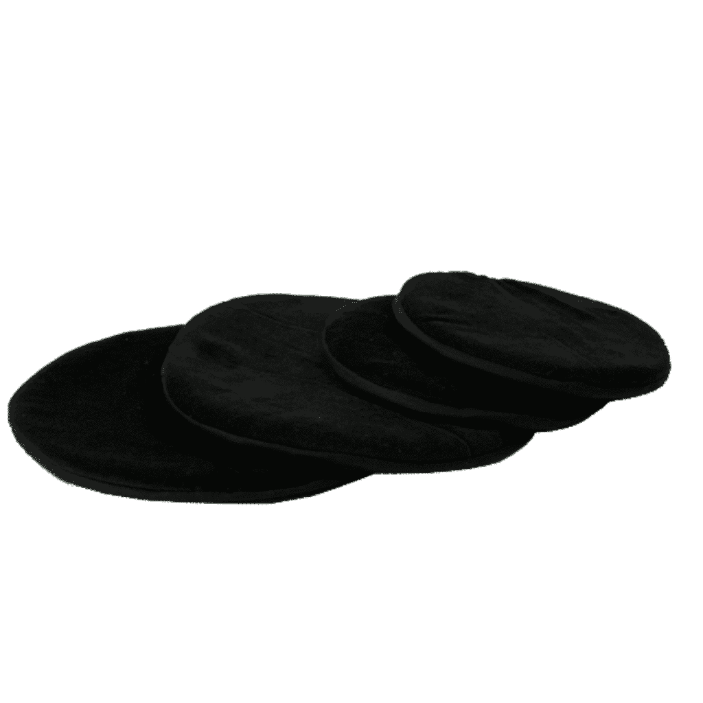 Kissen f-r Klangschale flach rund schwarz (20 cm)