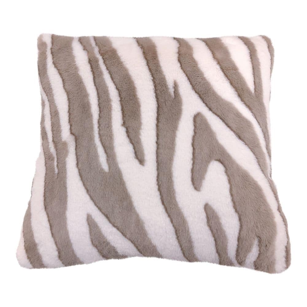 Kissen Pelzimit-t Zebra (45 x 45 cm)