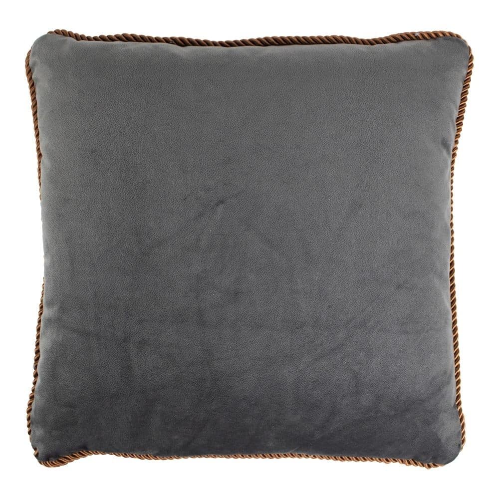 Kissen Samt Grau (45 x 45 cm) unter Textilien - Kissen