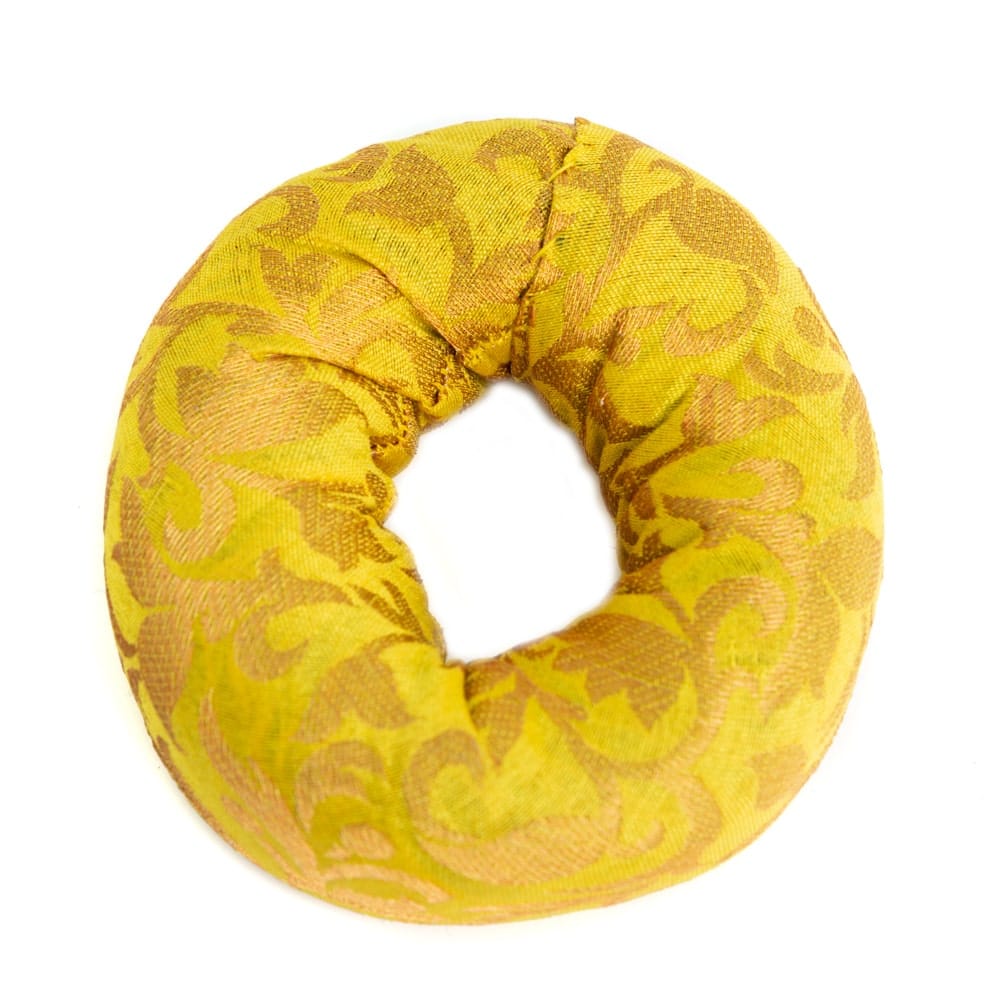 Klangschale Kissen Ringform Gelb (10 x 3 cm)