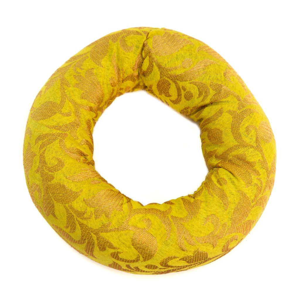 Klangschale Kissen Ringform Gelb (15 x 4 cm)