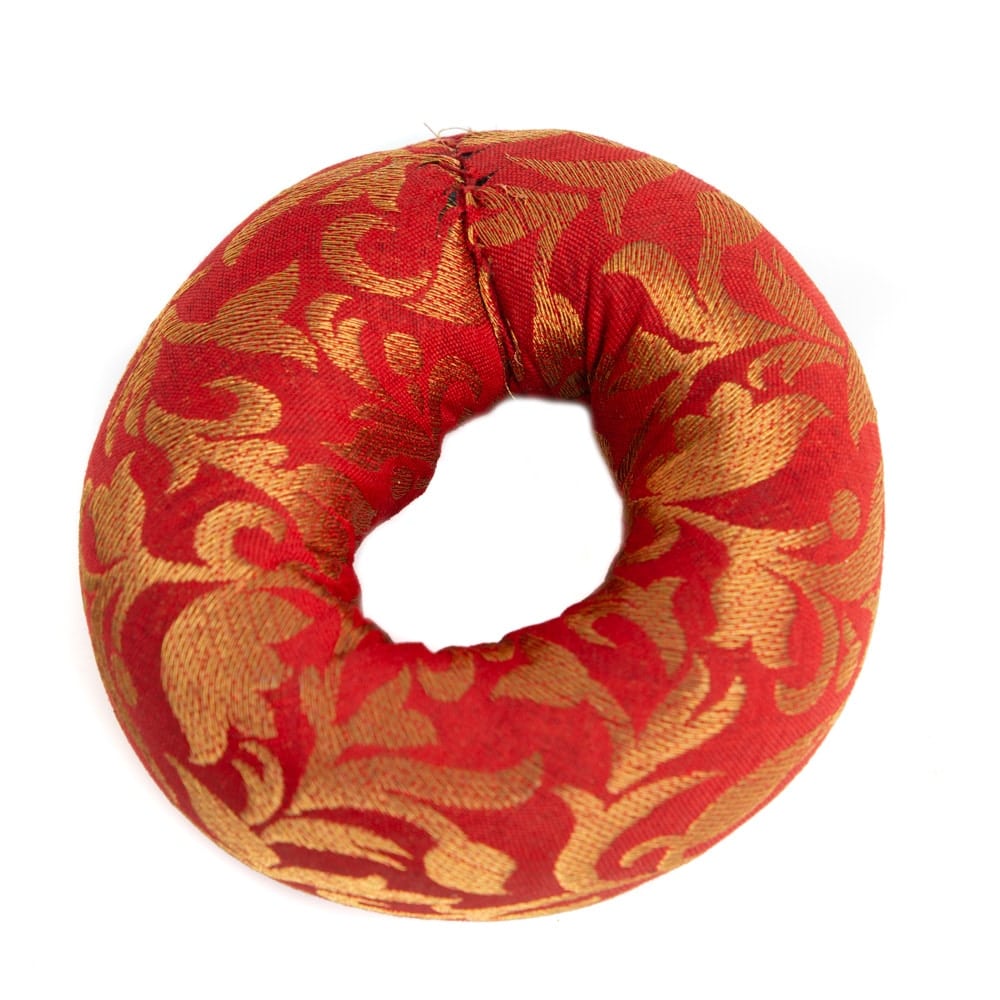 Klangschalenkissen Ringf-rmig Rot (10 x 3 cm)