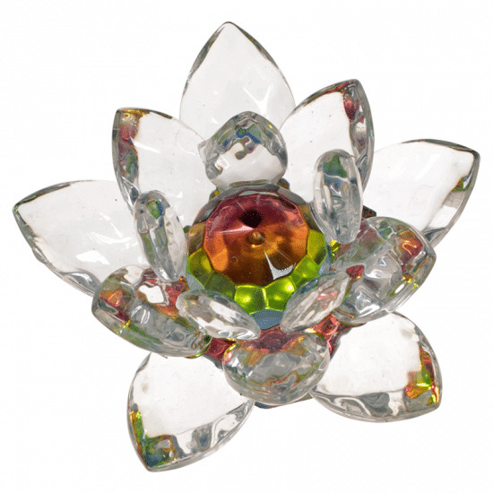 Kristall Lotus (8-5 cm)