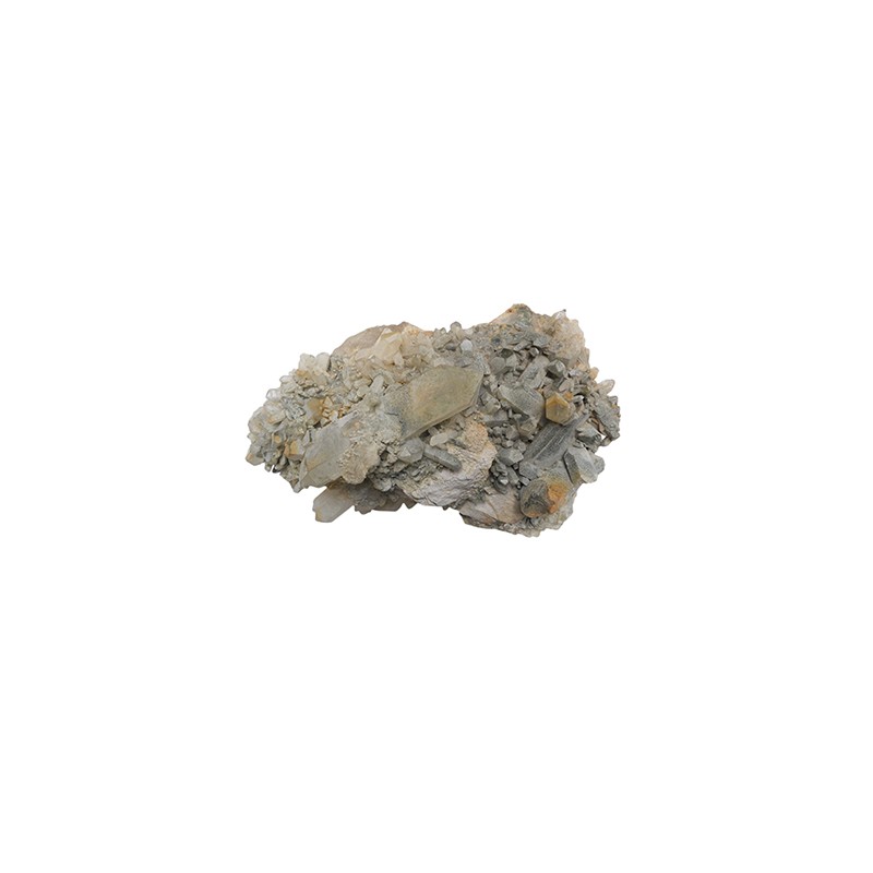 Kristallisierter Edelstein Bergkristall - Chlorit - Afghanistan (Modell 003) unter Edelsteine & Mineralien - Edelstein Arten - Rohe Edelsteine