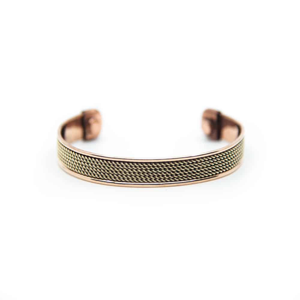 Kupfer-Magnet-Armband Gitter