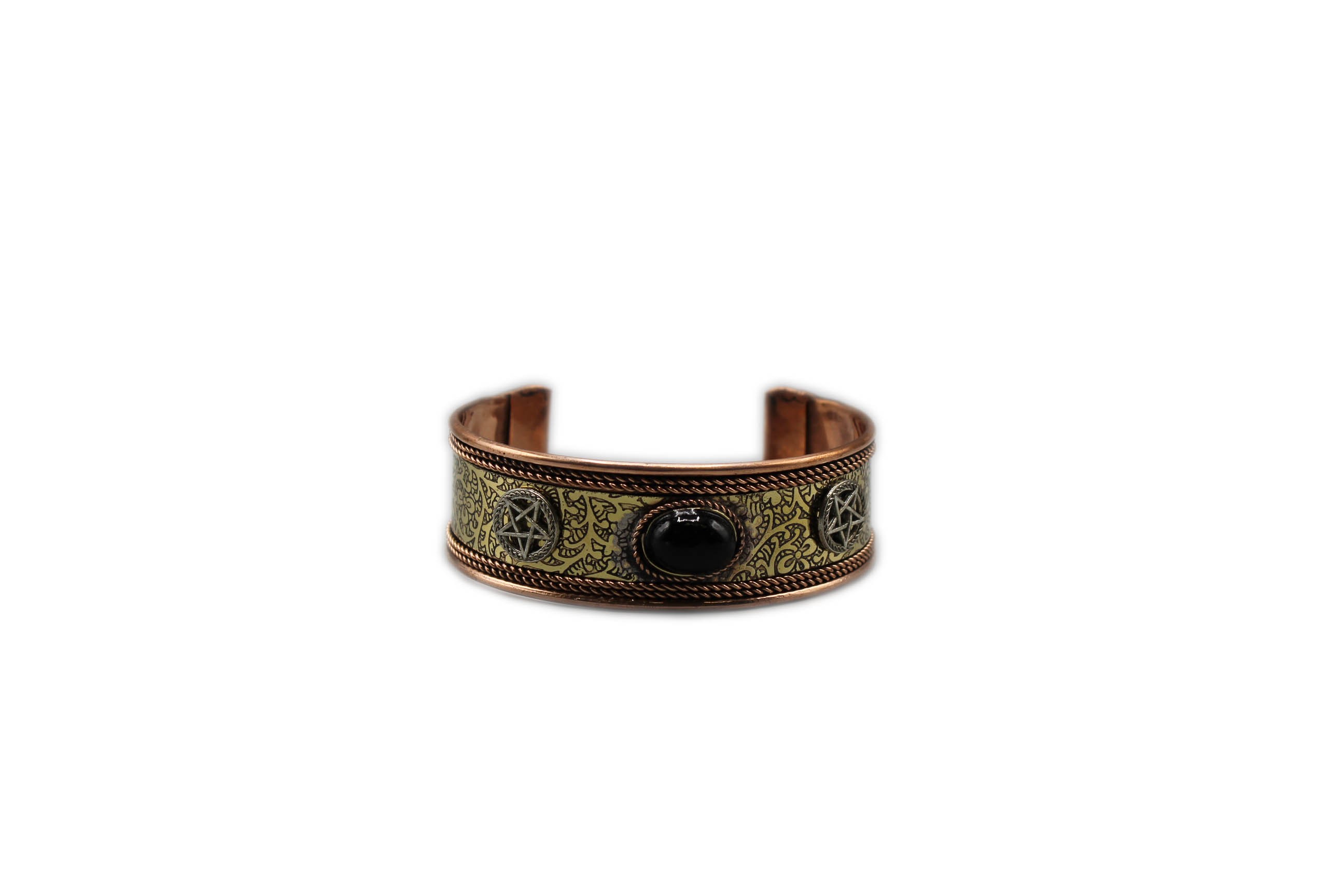 Kupferarmband mit keltischen Symbolen