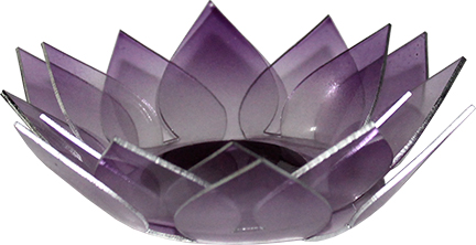 Lotus Kerzenhalter Acryl Krone Chakra unter Home & Living - Stimmungslichter - Stimmungslichter Lotus - Home & Living - Stimmungslichter - Chakra Stimmungslichter