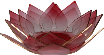 Lotus-Kerzenhalter Krone Chakra