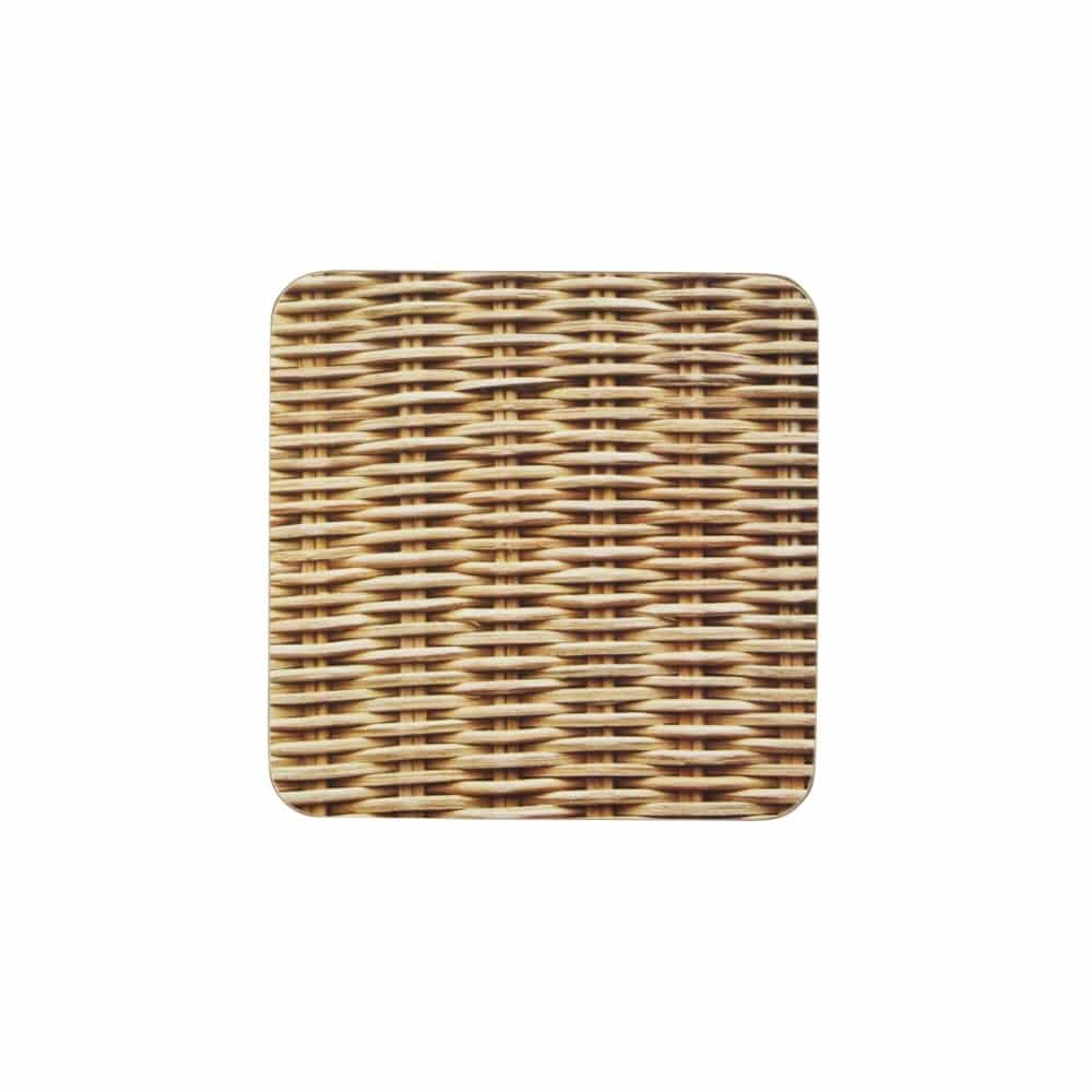 Luxus-Untersetzer Rattan Natural (6er-Set)