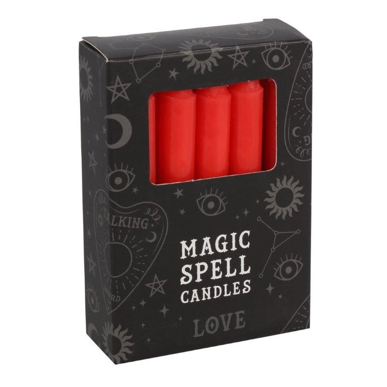 Magic Spell Kerzen Liebe (Rot - 12 St-ck)