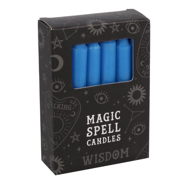Magic Spell Kerzen Weisheit (Blau - 12 St-ck)