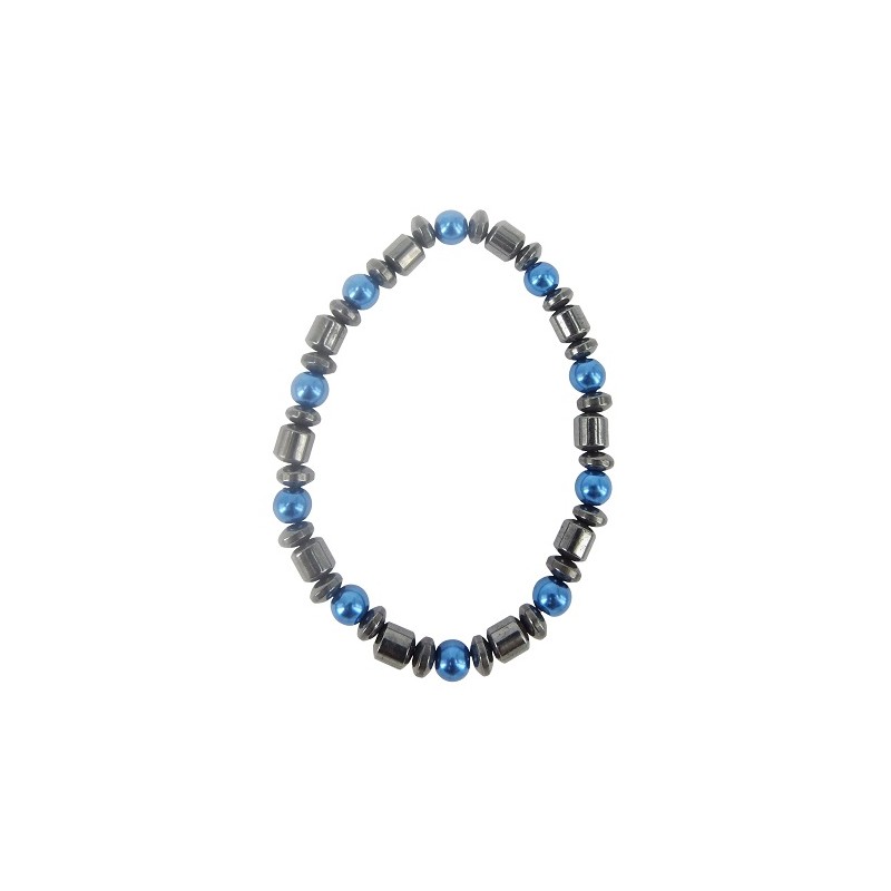 Magnetarmband H-matit dunkelblau (6 mm)