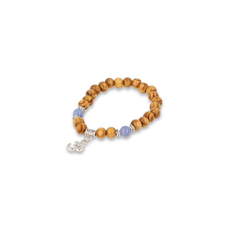 Mala Herrenarmband Achat Holz - OHM