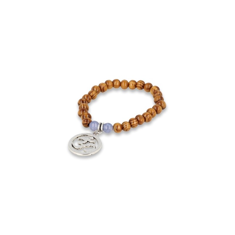 Mala Herrenarmband Achatholz - OHM XL