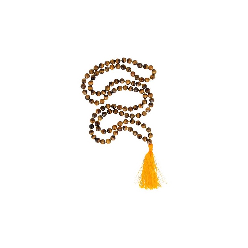 Mala Kette Tigerauge unter Schmuck - Boho Schmuck - Boho Halsketten - Schmuck - Malas - Mala Halsketten - Schmuck - Edelsteinketten - Perlenketten