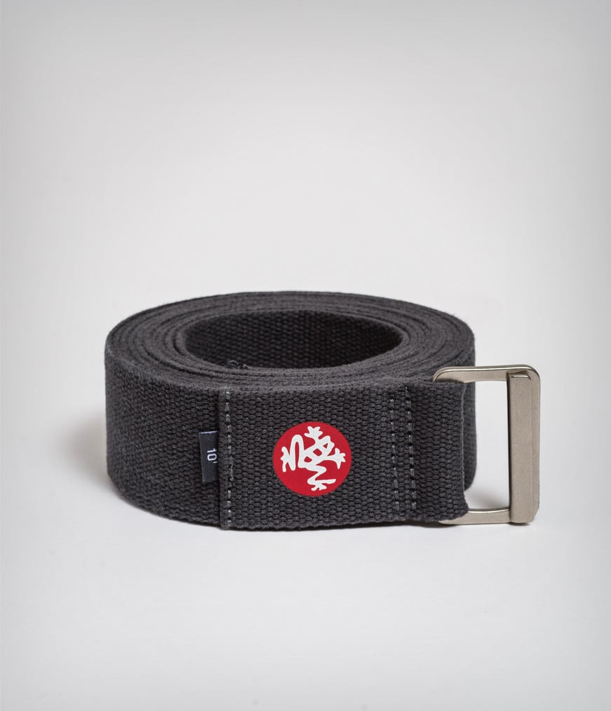 Manduka Align Yoga G-rtel - Thunder - Grau - 300 x 4-4 cm unter Yoga - Yogagurte & B?nder