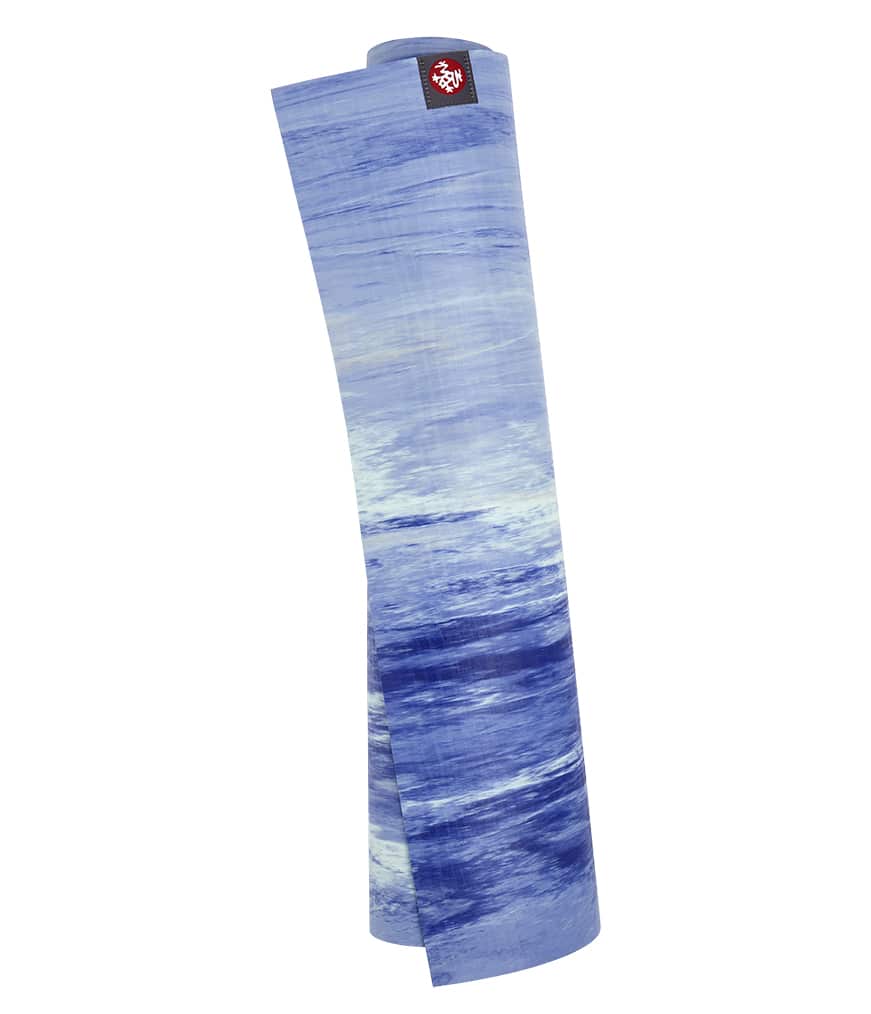 Manduka eKO Lite Yogamat Rubber Blau 4 mm - Surf Marbled - 180 x 61 cm
