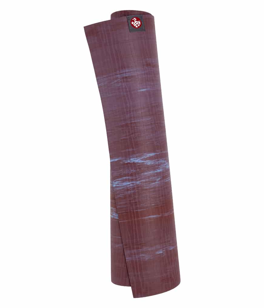 Manduka eKO Lite Yogamat Rubber Blau-Rot 4 mm - Root Marbled - 180 x 61 cm