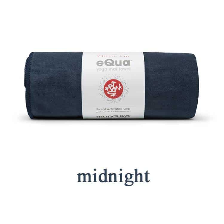 Manduka eQua Yoga Mattentuch - Extra lang - Mitternacht