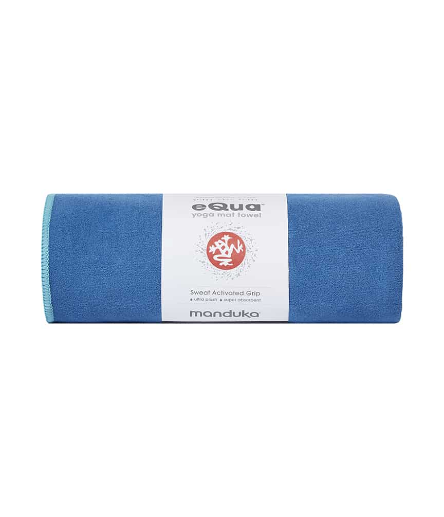 Manduka eQua Yogamatten Handtuch - Pacific Blue