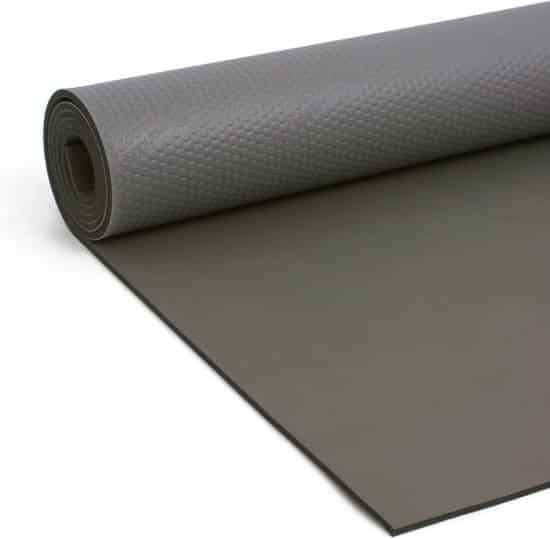 Manduka Yogamat GRP Rubber Steel Grey - Grau 6 mm - Hot Yoga - 180 x 66 cm