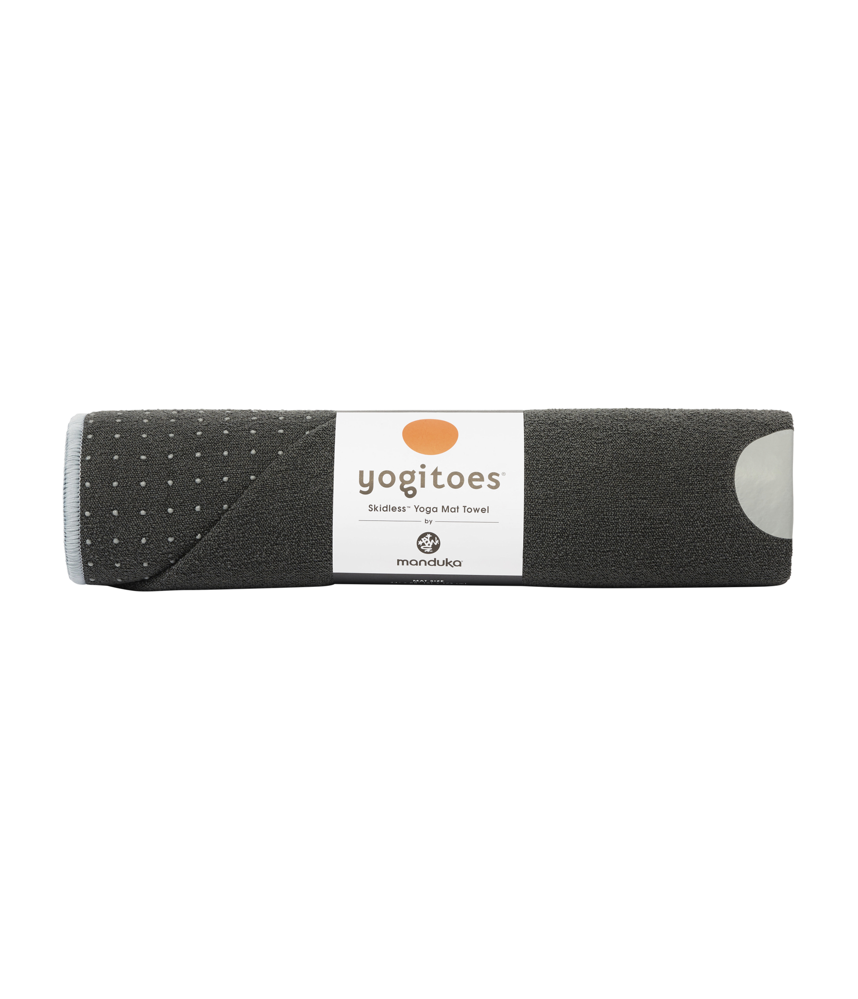 Manduka Yogitoes Skidless Yoga Handtuch - Grau - 173 x 61 cm - Grau