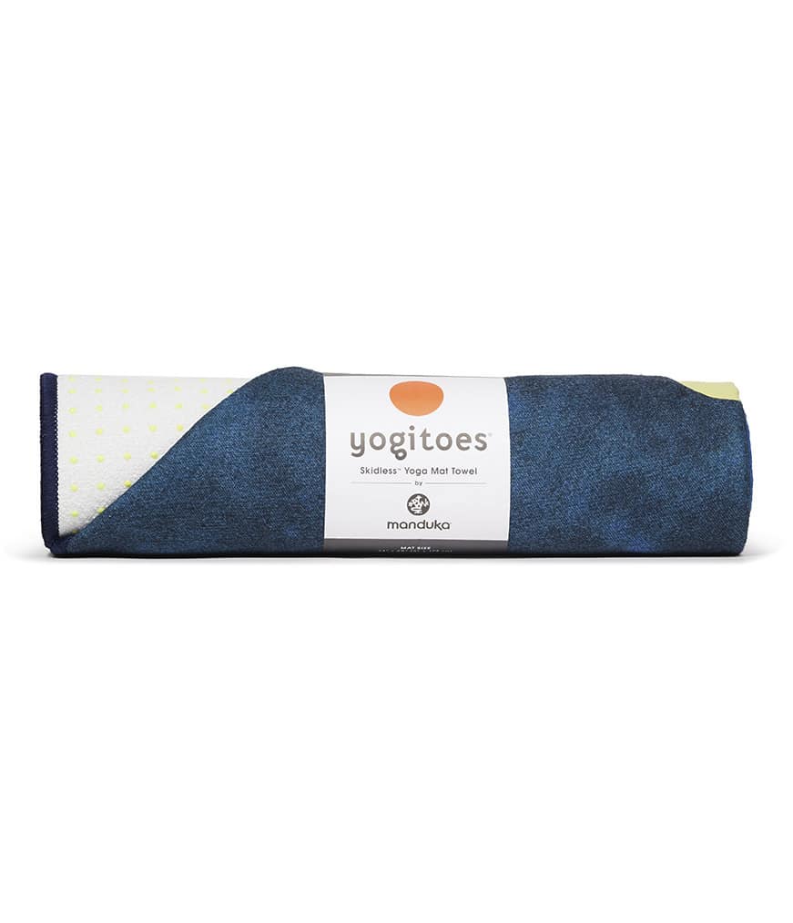 Manduka Yogitoes Skidless Yoga Handtuch - Turtle Sea - Blau- 173 x 61 cm