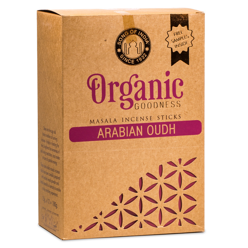 Masala Weihrauch Arabische Oudh (12 Packungen - 15 Gramm)