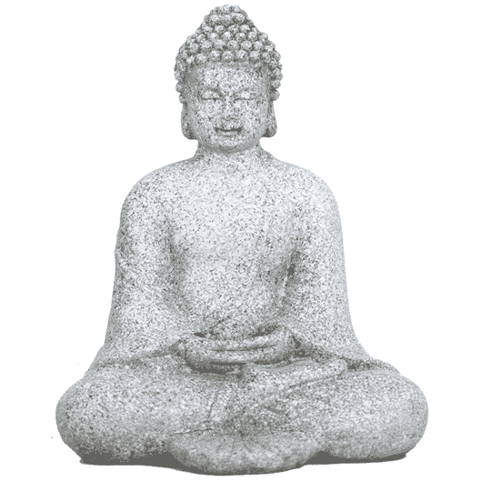 Meditation Buddha (Steingrau -12 cm)