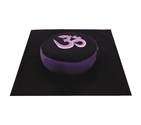 Meditations SET OM Symbol violett schwarz