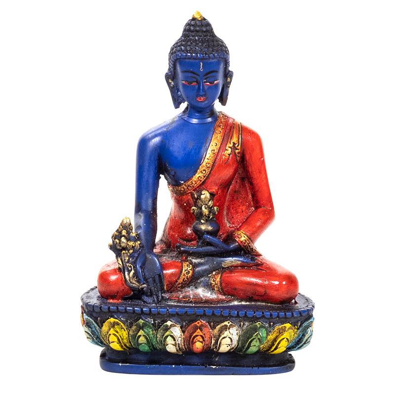 Medizin Buddha bemalt (14 cm)